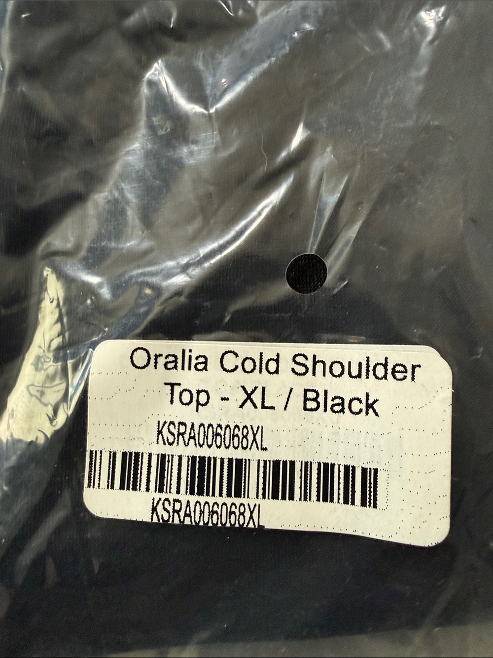 BNWT KILLSTAR ORALIA COLD SHOULDER TOP XL - Picture 3 of 5